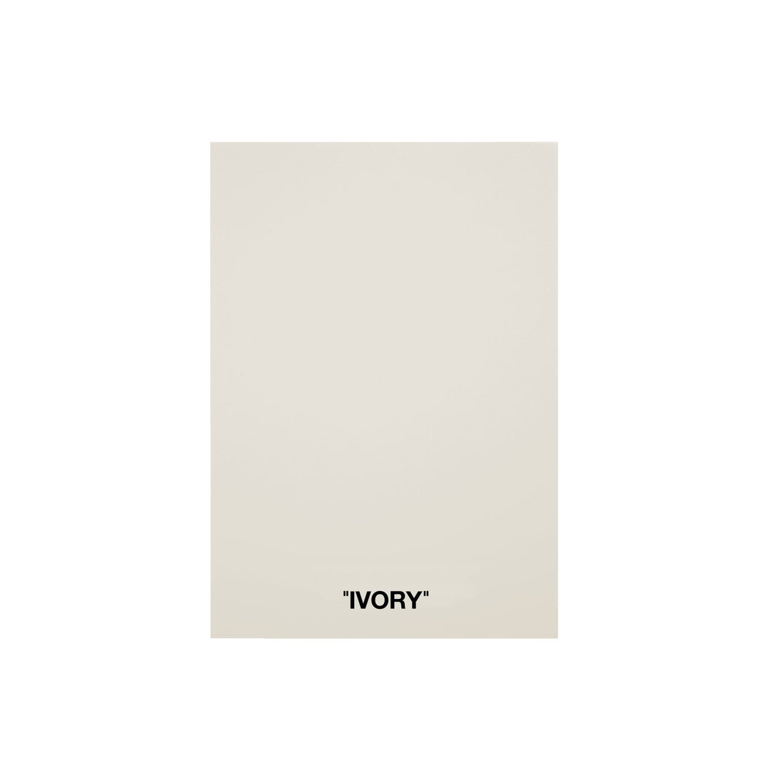 Color Card - Ivory - SHADES by Eric Kuster